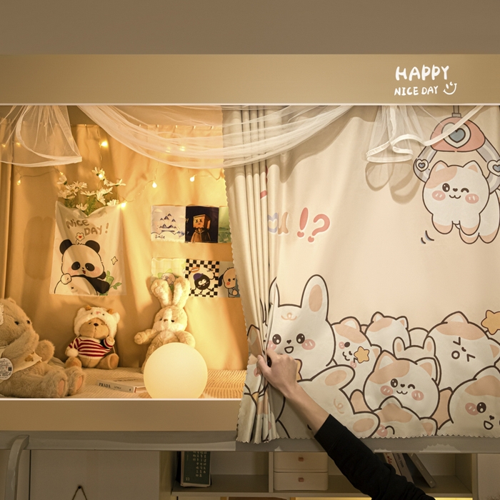 91家纺网 家纺一手货源 找家纺 壹和 2026新款涂银强遮光学生蚊帐 游戏达人