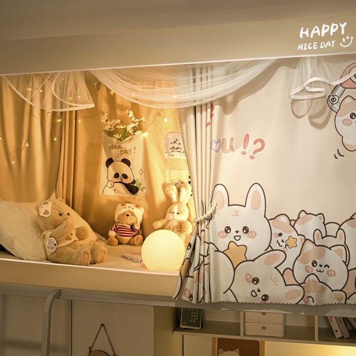 91家纺网 家纺一手货源 找家纺 壹和 2026新款涂银强遮光学生蚊帐 游戏达人