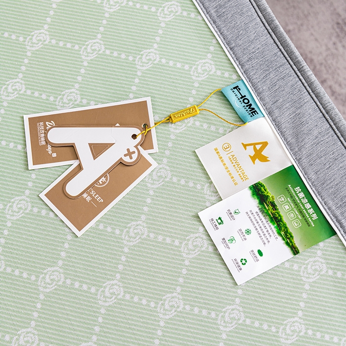 91家纺网 家纺一手货源 找家纺 小牛席业 2026新款轻奢风提花凉感冰丝席系列（床笠款）小玫瑰凉席藤席冰藤双面席冰丝席竹席凉席空调席草席三件套 绿色