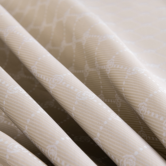 91家纺网 家纺一手货源 找家纺 小牛席业 2026新款轻奢风提花凉感冰丝席系列（床笠款）小玫瑰凉席藤席冰藤双面席冰丝席竹席凉席空调席草席三件套 香槟