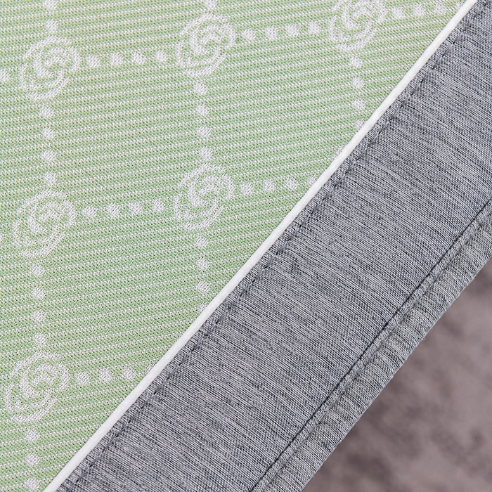 91家纺网 家纺一手货源 找家纺 （总）小牛席业 2026新款轻奢风提花凉感冰丝席系列（床笠款）小玫瑰凉席藤席冰藤双面席冰丝席竹席凉席空调席草席三件套