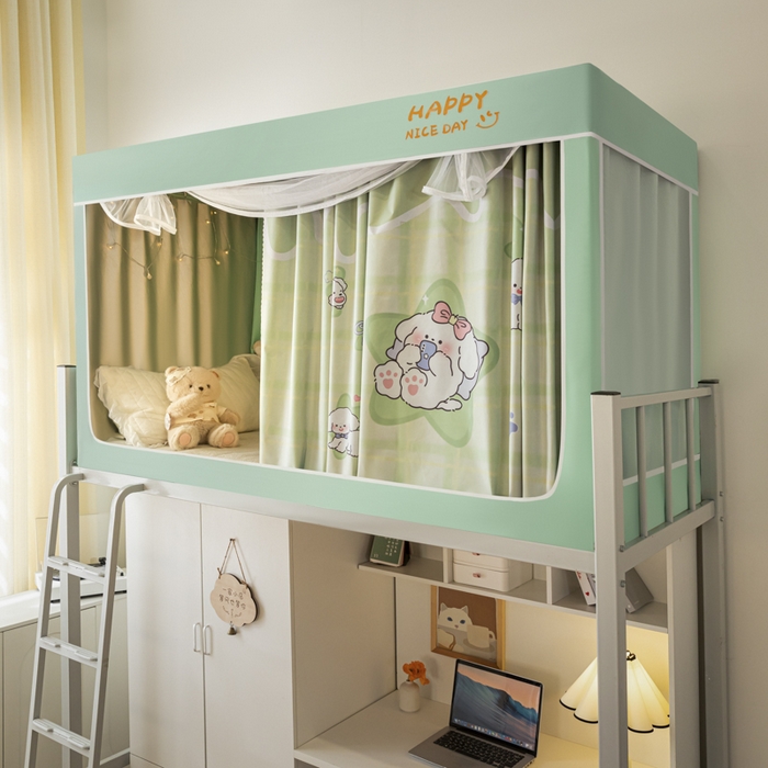 壹和 2026新款涂银强遮光学生蚊帐 休闲一刻