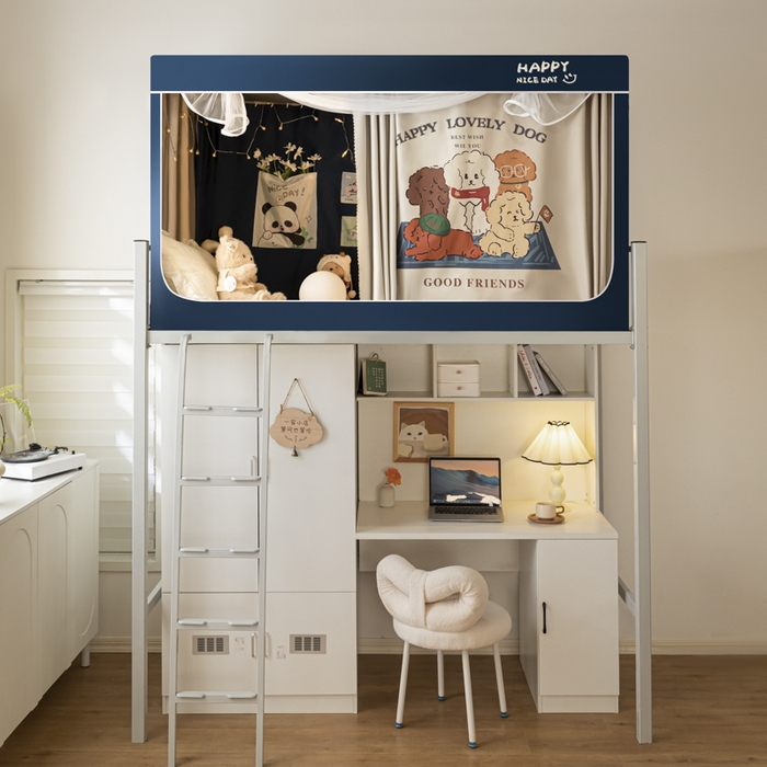 91家纺网 家纺一手货源 找家纺 壹和 2026新款涂银强遮光学生蚊帐 摩登家族