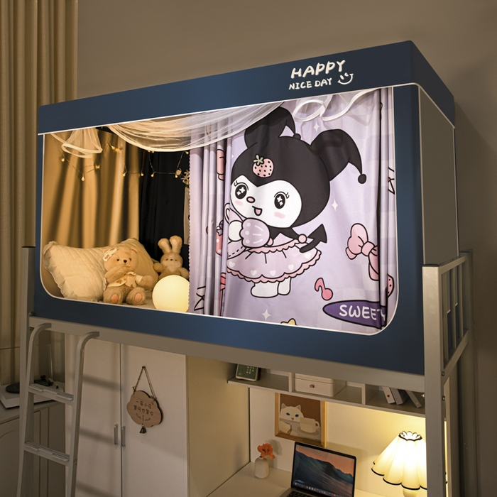 91家纺网 家纺一手货源 找家纺 壹和 2026新款涂银强遮光学生蚊帐 魔法精灵