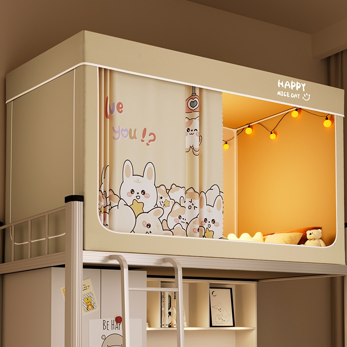 91家纺网 家纺一手货源 找家纺 壹和 2026新款涂银强遮光学生蚊帐 游戏达人