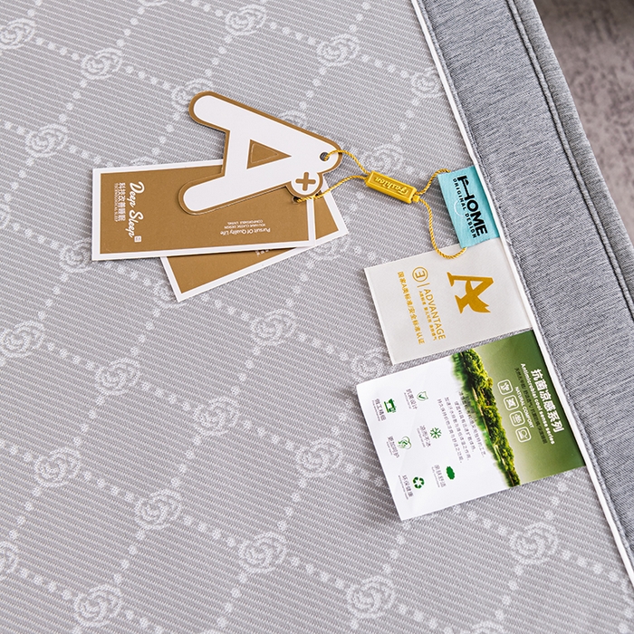 91家纺网 家纺一手货源 找家纺 小牛席业 2026新款轻奢风提花凉感冰丝席系列（床笠款）小玫瑰凉席藤席冰藤双面席冰丝席竹席凉席空调席草席三件套 灰色