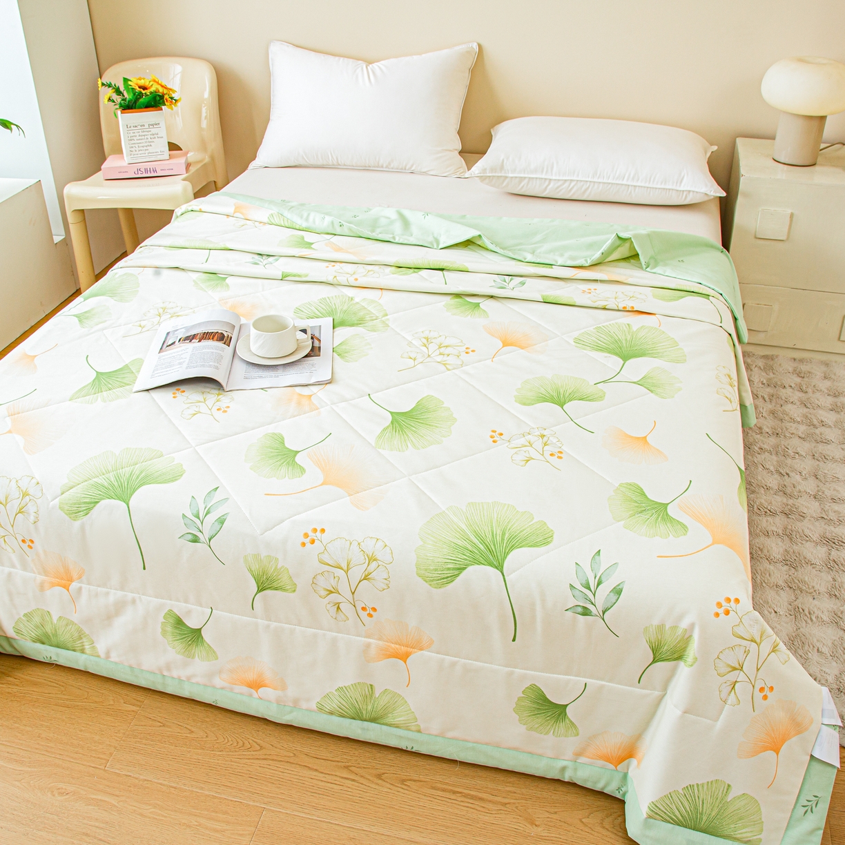 91家纺网 家纺一手货源 找家纺 （总）美之润2026新款A类全棉印花夏被空调被夏凉被