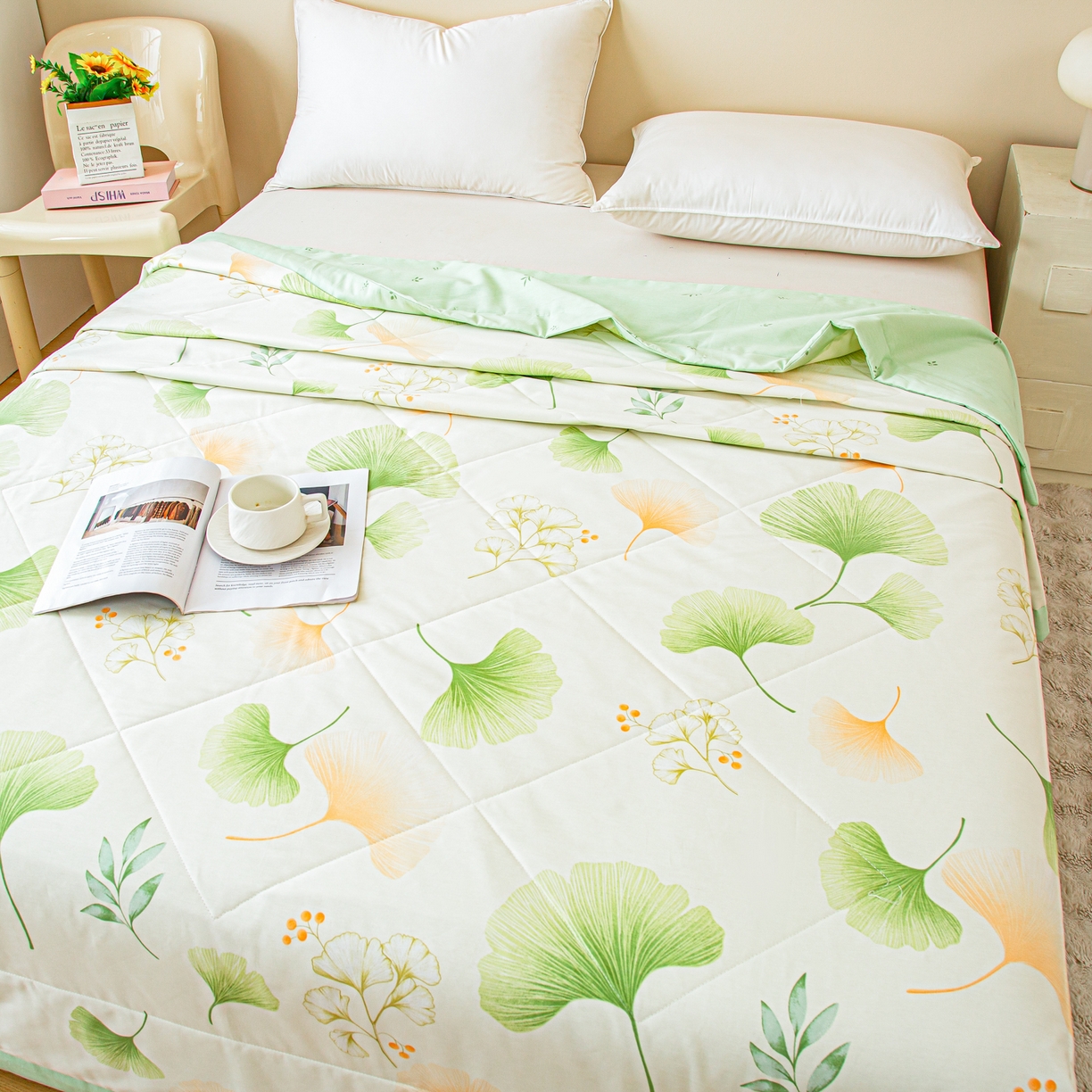 91家纺网 家纺一手货源 找家纺 （总）美之润2026新款A类全棉印花夏被空调被夏凉被