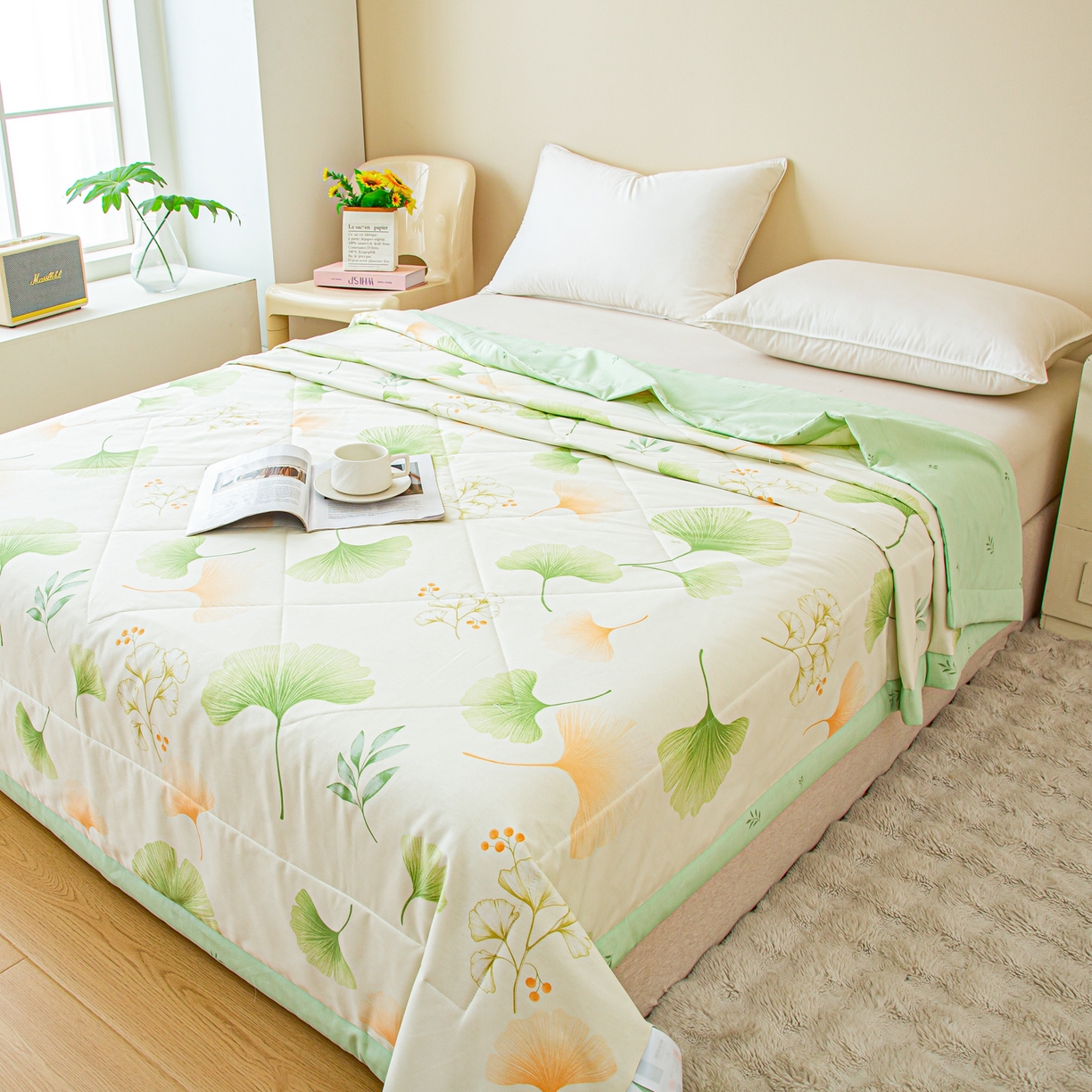 91家纺网 家纺一手货源 找家纺 （总）美之润2026新款A类全棉印花夏被空调被夏凉被