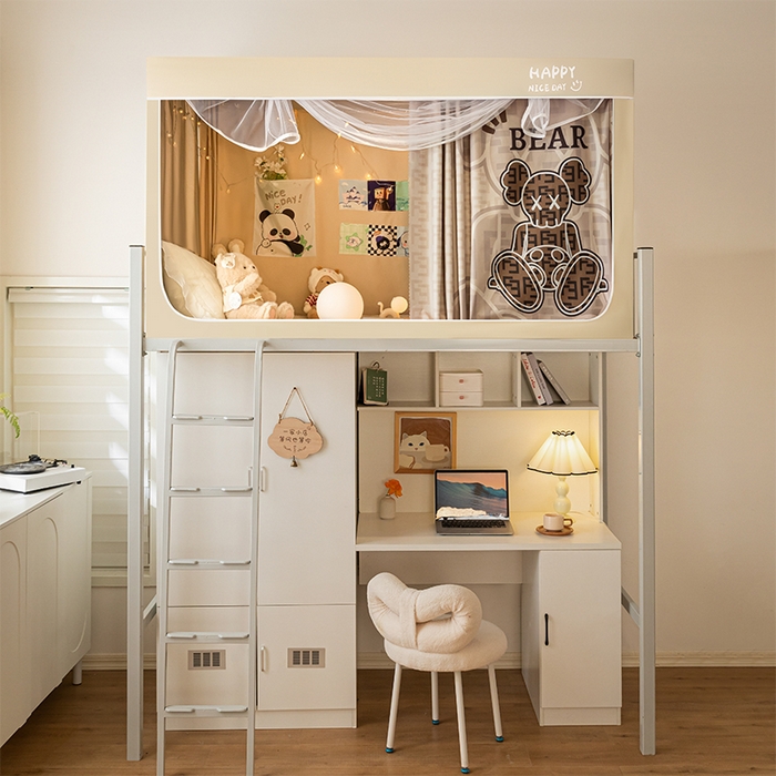 91家纺网 家纺一手货源 找家纺 壹和 2026新款涂银强遮光学生蚊帐 休闲人生