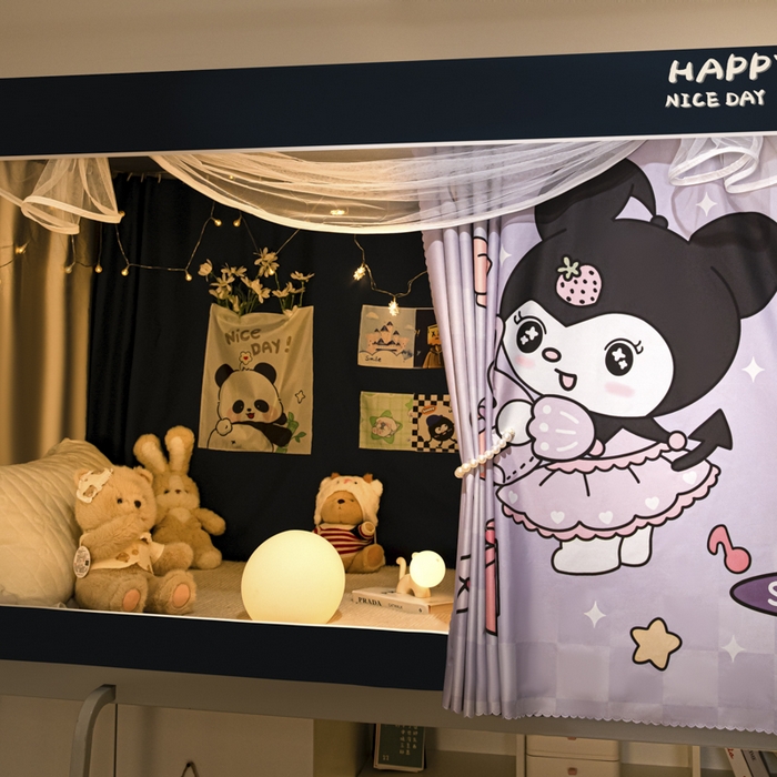 91家纺网 家纺一手货源 找家纺 壹和 2026新款涂银强遮光学生蚊帐 魔法精灵