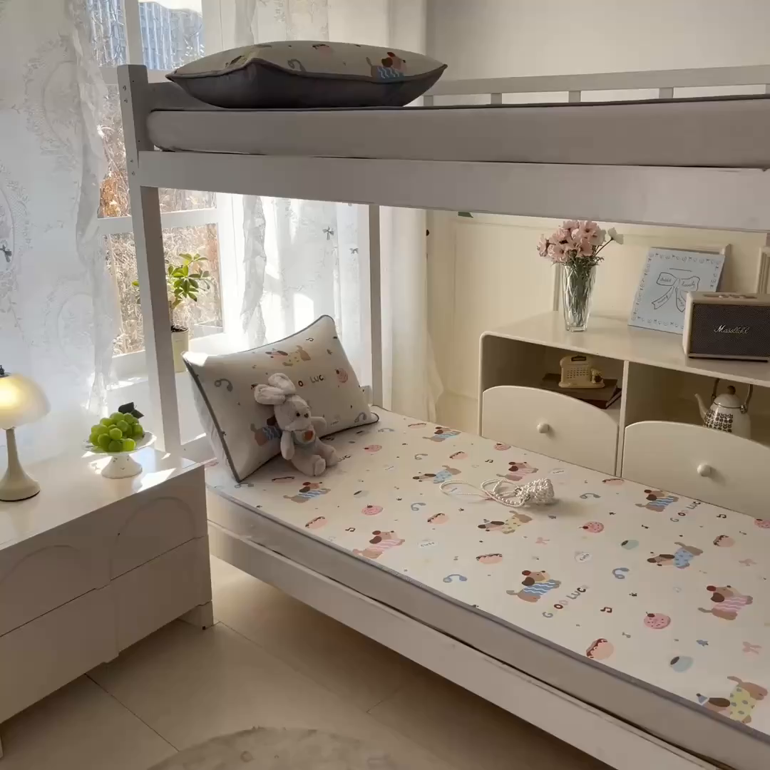 91家纺网 家纺一手货源 找家纺 （总）川悦生活 2026新款凉感冰丝席小阪凉感冰丝数码印花席学生床