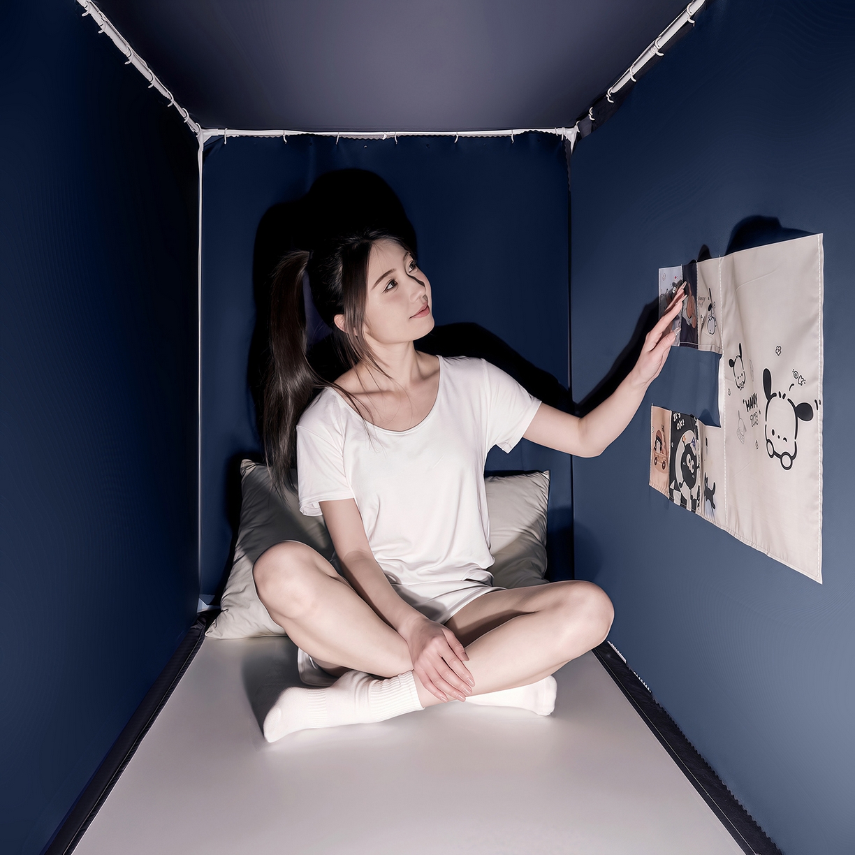 91家纺网 家纺一手货源 找家纺 （总）壹和 2026新款纯物理无涂层无覆膜款遮光防蚊学生坐床蚊帐