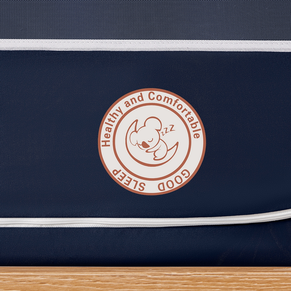 91家纺网 家纺一手货源 找家纺 壹和 2026新款纯物理无涂层无覆膜款遮光防蚊学生坐床蚊帐 靛蓝