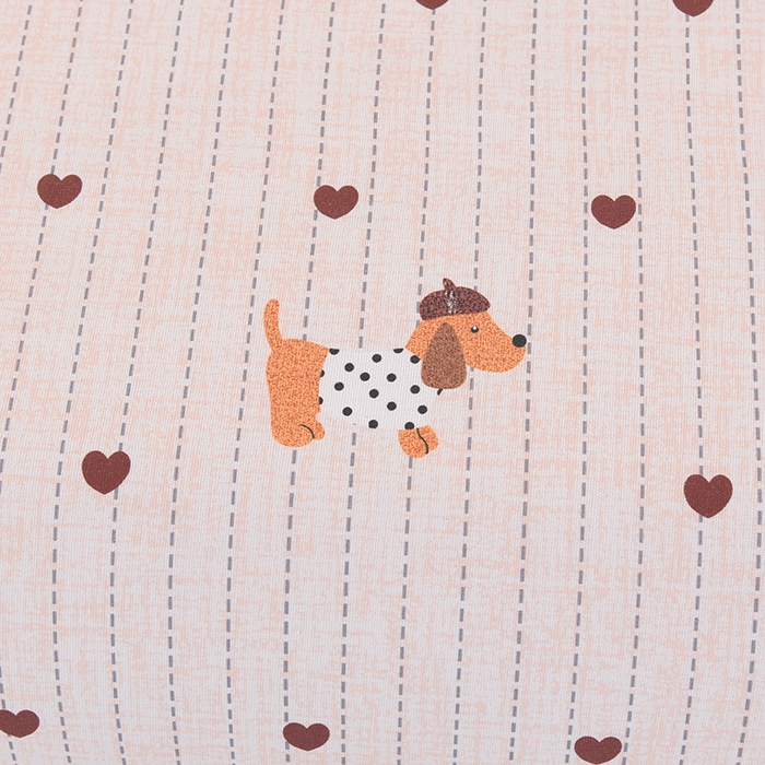 91家纺网 家纺一手货源 找家纺 2026新款细纱老粗布床单床笠凉席席子三件套 腊肠狗