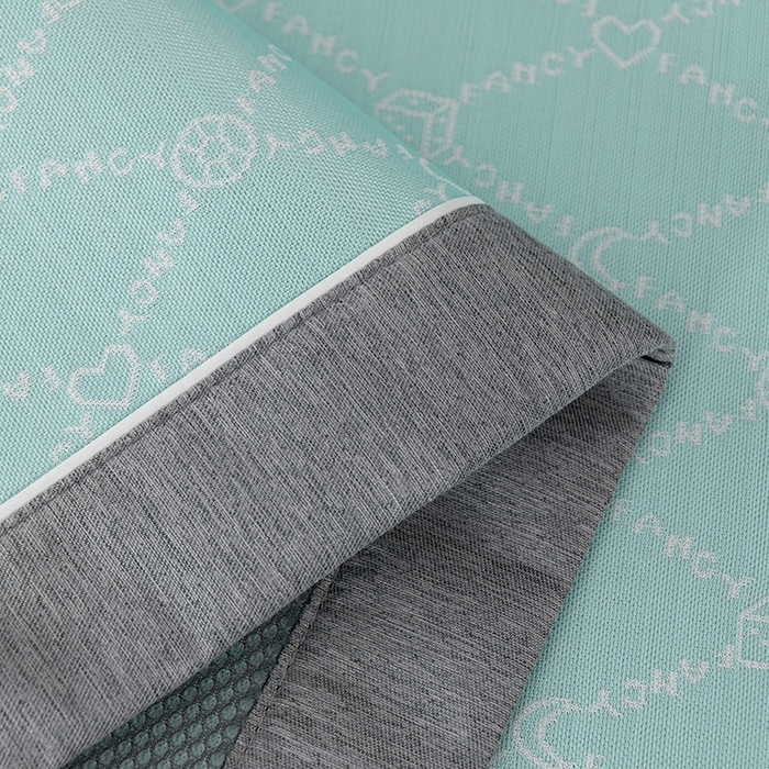 91家纺网 家纺一手货源 找家纺 小牛席业 2026新款轻奢风凉感冰丝席-月亮爱心系列凉席藤席冰藤席冰丝席可机洗凉感冰丝席豆豆席PE霸王藤席 湖蓝