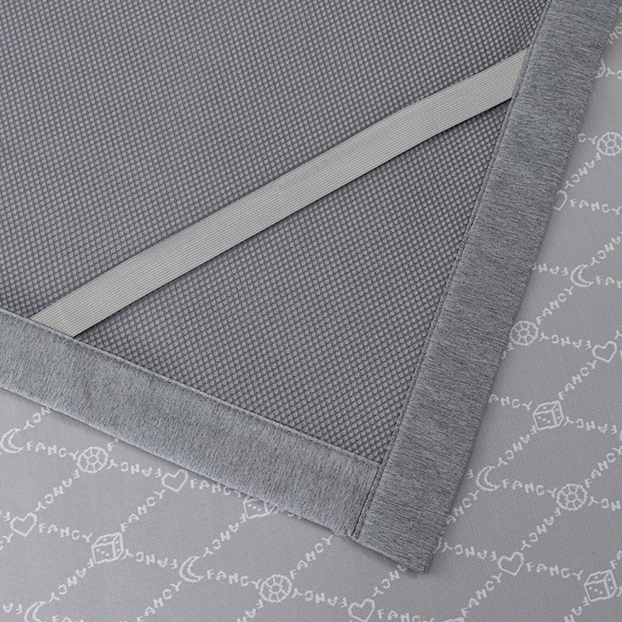 91家纺网 家纺一手货源 找家纺 小牛席业 2026新款轻奢风凉感冰丝席-月亮爱心系列凉席藤席冰藤席冰丝席可机洗凉感冰丝席豆豆席PE霸王藤席 灰色