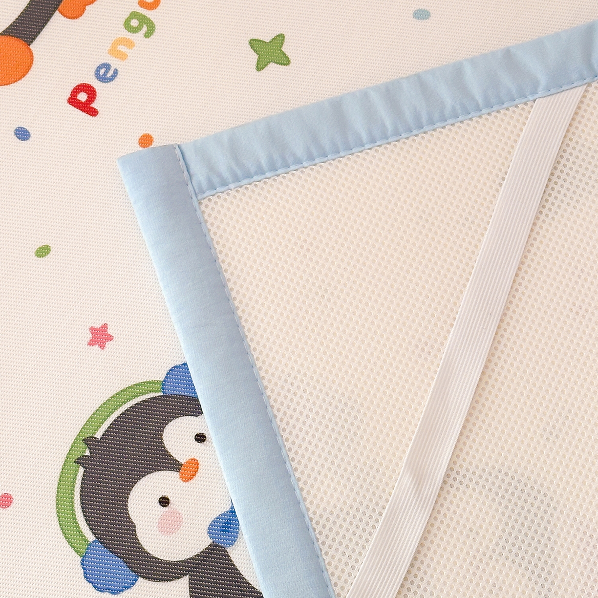 91家纺网 家纺一手货源 找家纺 （总）嗨生活 2026新款600D冰丝凉席儿童婴儿床凉席幼儿园凉席拼床凉席席子