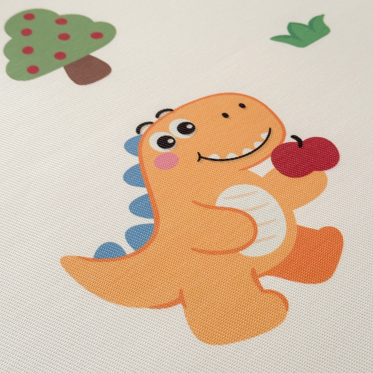 91家纺网 家纺一手货源 找家纺 嗨生活 2026新款600D冰丝凉席儿童婴儿床凉席幼儿园凉席拼床凉席席子 恐龙世界