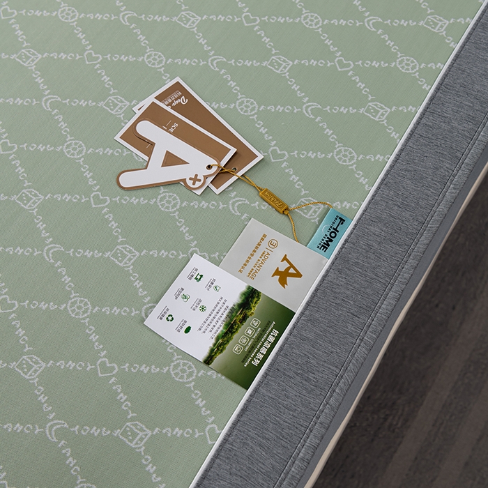 91家纺网 家纺一手货源 找家纺 小牛席业 2026新款轻奢风-月亮爱心PE凉感冰丝席系列（床笠款）凉席藤席冰藤席冰丝席竹席乳胶席凉感豆豆席 绿色