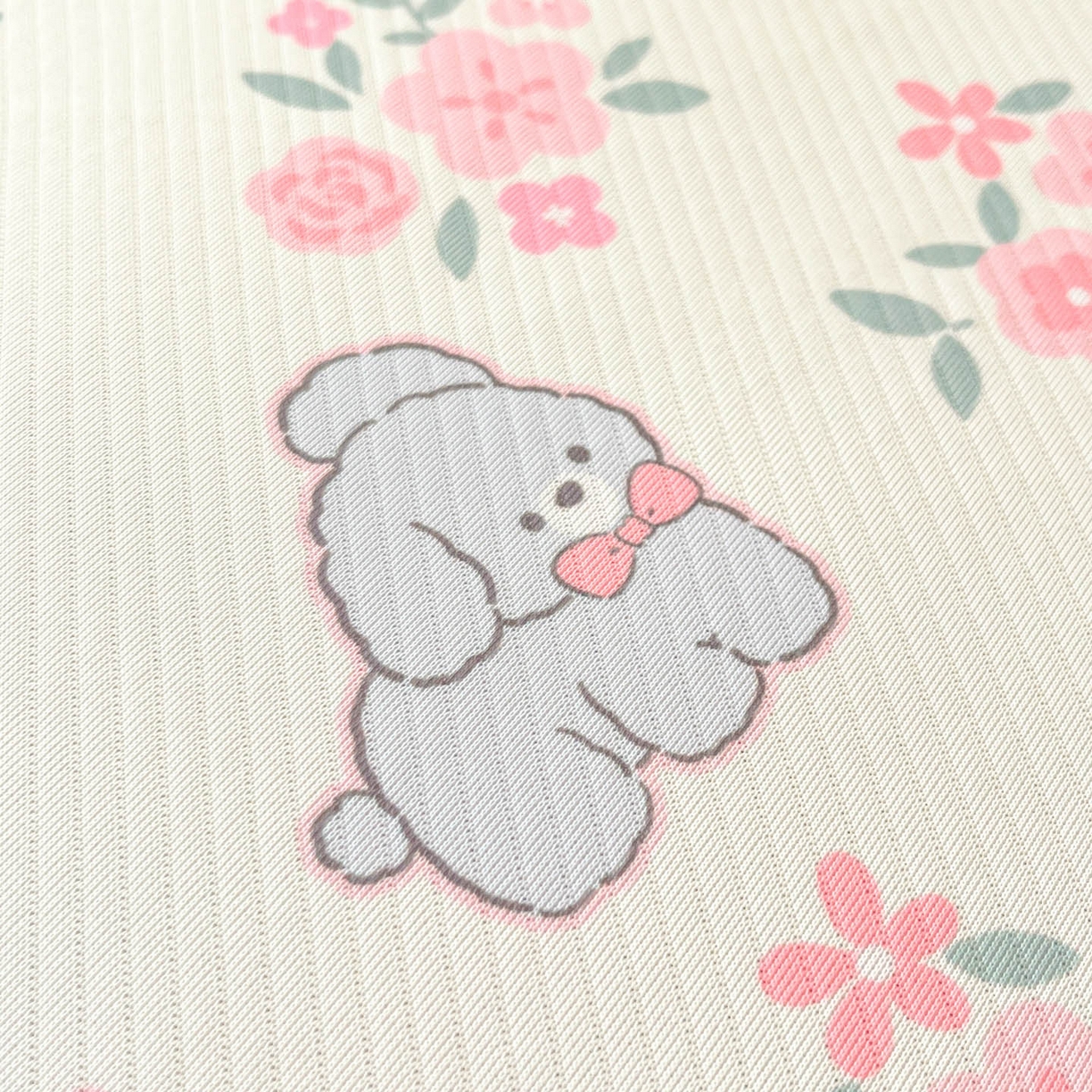 91家纺网 家纺一手货源 找家纺 川悦生活 2026新款凉感冰丝席小阪凉感冰丝数码印花席学生床 席花都小狗