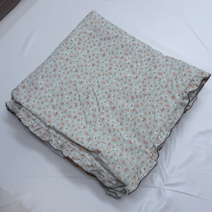 91家纺网 家纺一手货源 找家纺 （总）申龙家纺 2026新款皱皱纱荷叶边夏凉被