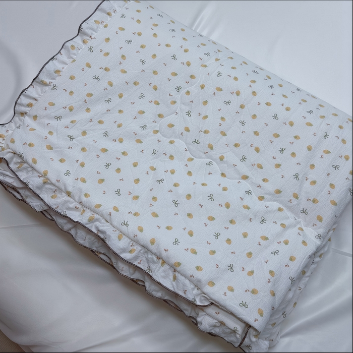 91家纺网 家纺一手货源 找家纺 （总）申龙家纺 2026新款皱皱纱荷叶边夏凉被