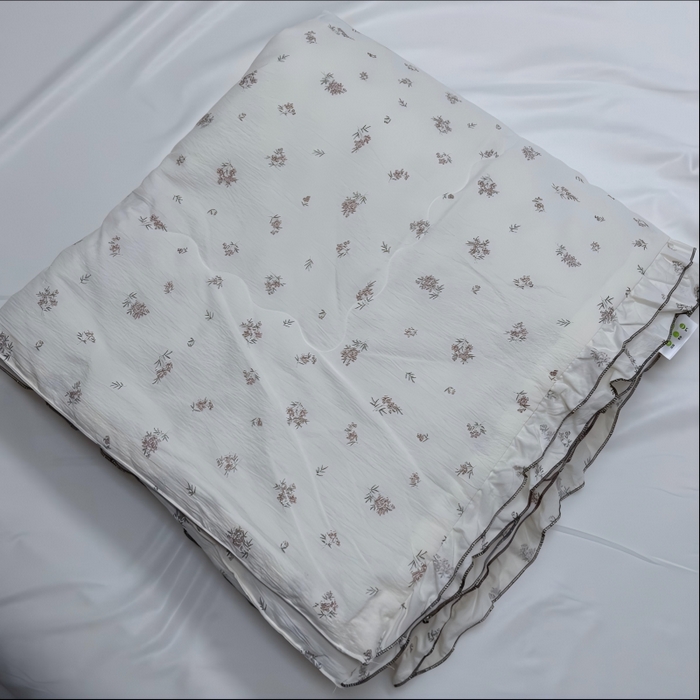 91家纺网 家纺一手货源 找家纺 （总）申龙家纺 2026新款皱皱纱荷叶边夏凉被