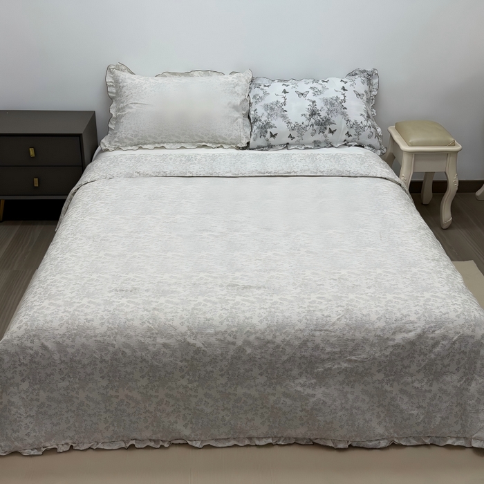 91家纺网 家纺一手货源 找家纺 （总）申龙家纺 2026新款皱皱纱荷叶边夏凉被