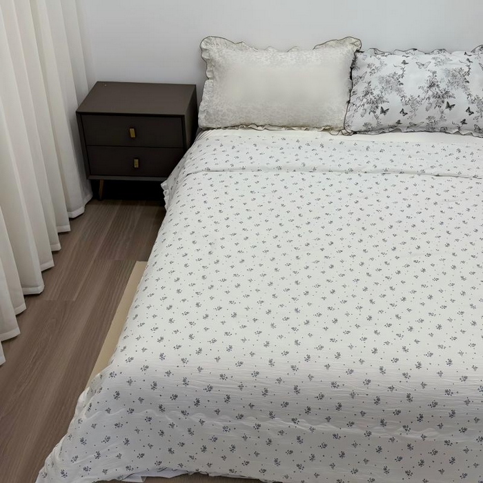 91家纺网 家纺一手货源 找家纺 （总）申龙家纺 2026新款皱皱纱荷叶边夏凉被