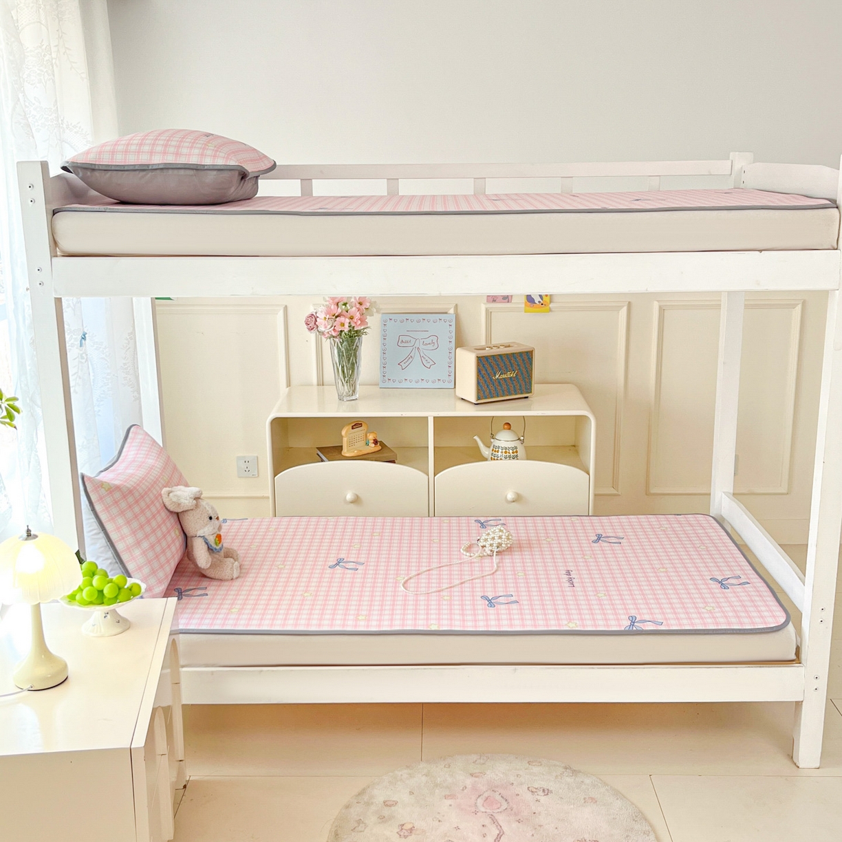 91家纺网 家纺一手货源 找家纺 川悦生活 2026新款凉感冰丝席小阪凉感冰丝数码印花席学生床 席奶油可盐