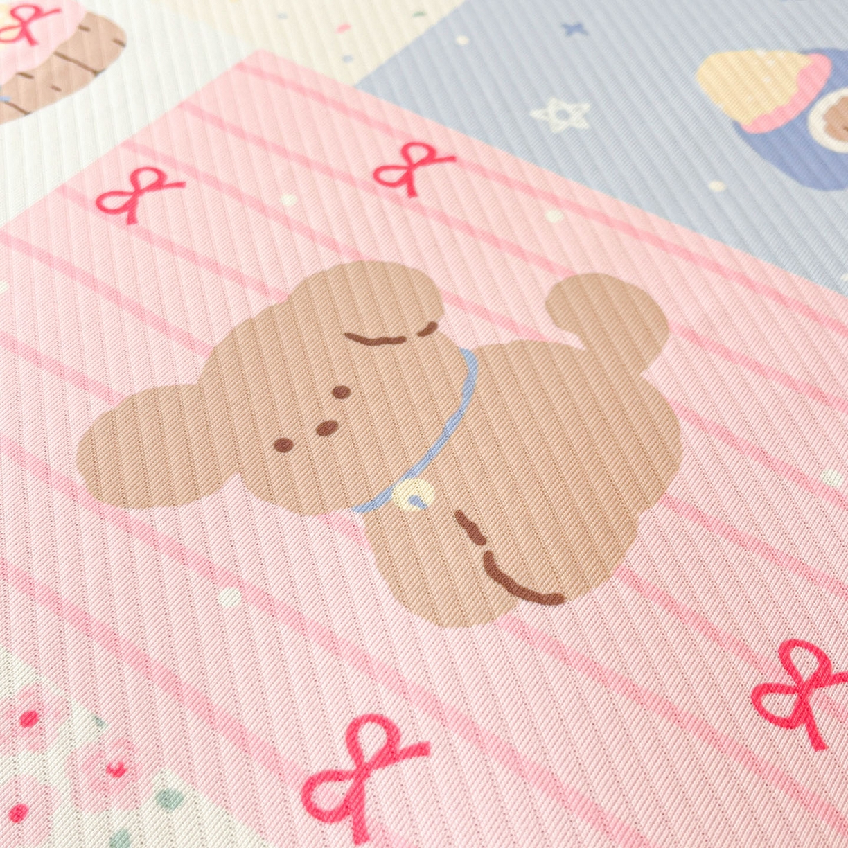 91家纺网 家纺一手货源 找家纺 川悦生活 2026新款凉感冰丝席小阪凉感冰丝数码印花席学生床 席甜蜜可乐