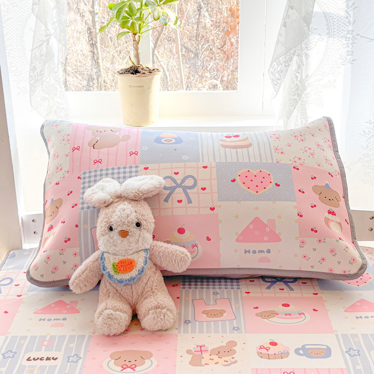 91家纺网 家纺一手货源 找家纺 川悦生活 2026新款凉感冰丝席小阪凉感冰丝数码印花席学生床 席甜蜜可乐