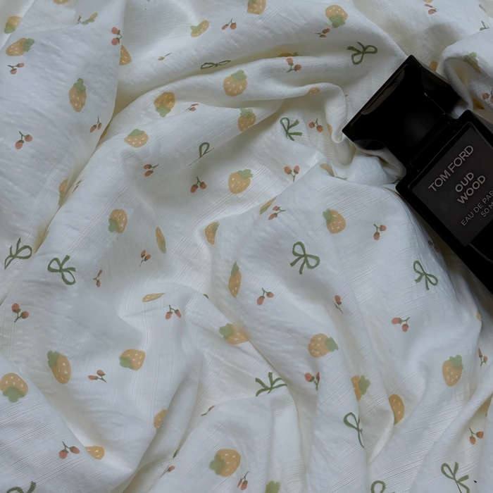 91家纺网 家纺一手货源 找家纺 申龙家纺 2026新款皱皱纱荷叶边夏凉被 柠果小趣