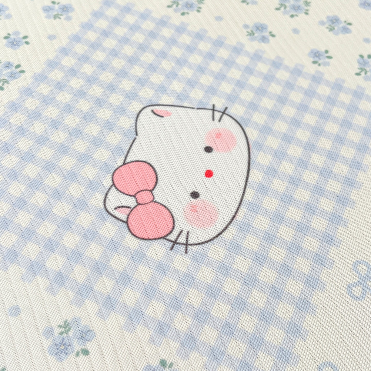 91家纺网 家纺一手货源 找家纺 川悦生活 2026新款凉感冰丝席小阪凉感冰丝数码印花席学生床 席小猫庄园