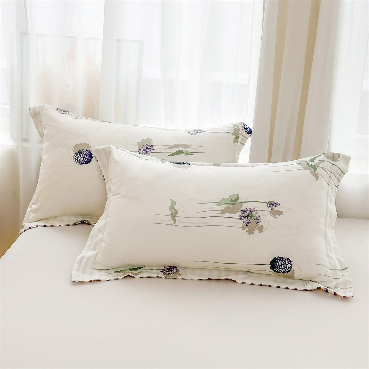 91家纺网 家纺一手货源 找家纺 易博家纺 2026新款小清新款里外全棉纯棉夏被夏凉被空调被 蒲公英