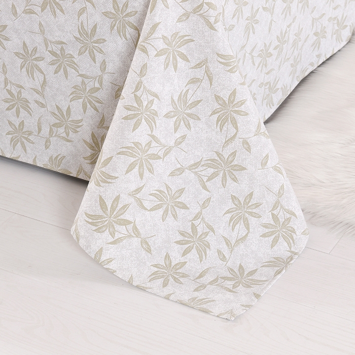 91家纺网 家纺一手货源 找家纺 2026新款细纱老粗布床单床笠凉席席子三件套 知秋