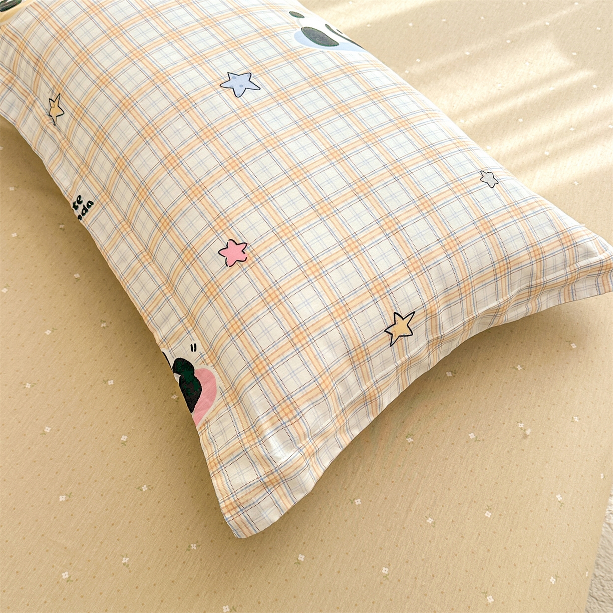 91家纺网 家纺一手货源 找家纺 易博家纺 2026新款小清新款里外全棉纯棉夏被夏凉被空调被 熊猫宝贝