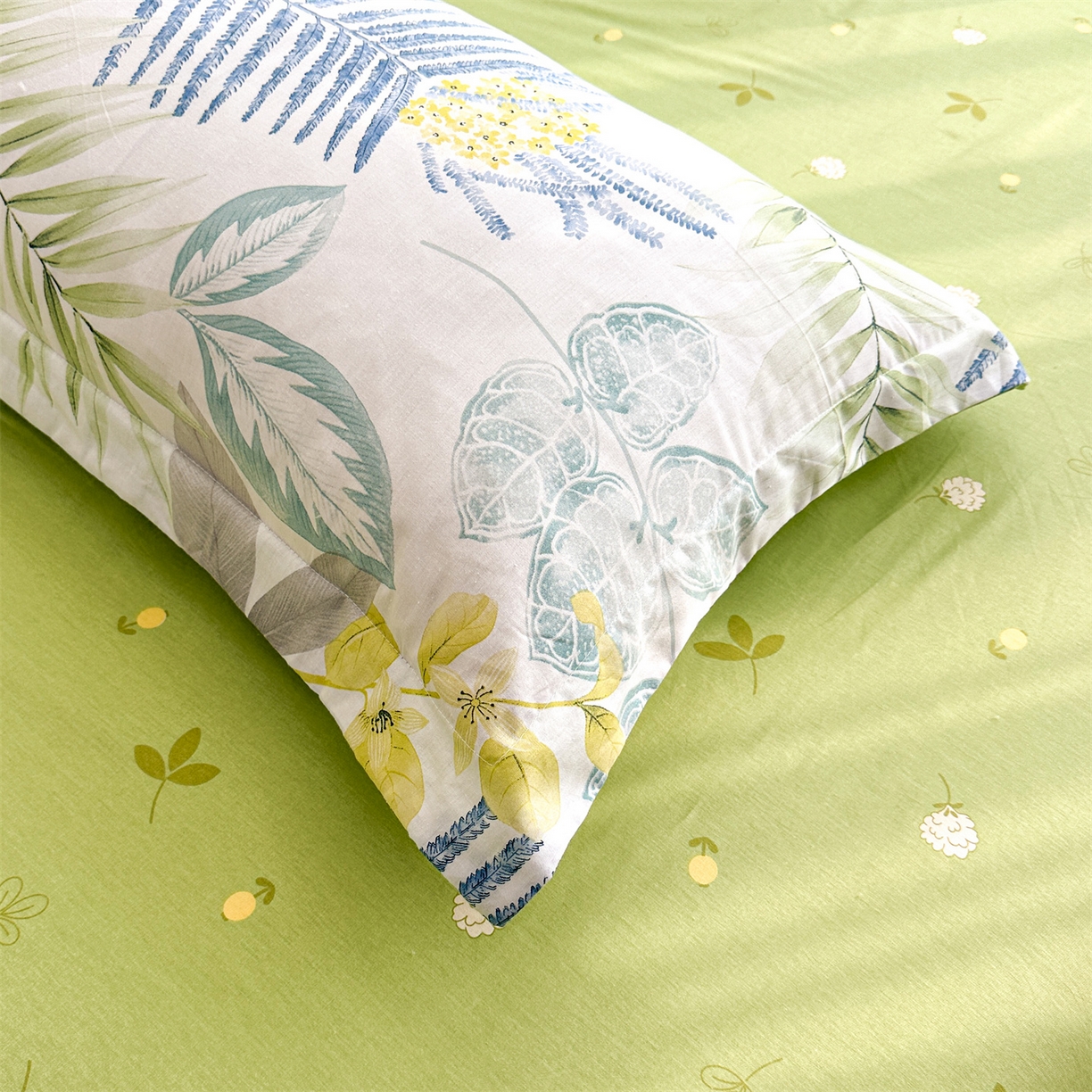 91家纺网 家纺一手货源 找家纺 易博家纺 2026新款小清新款里外全棉纯棉夏被夏凉被空调被 夏日风情