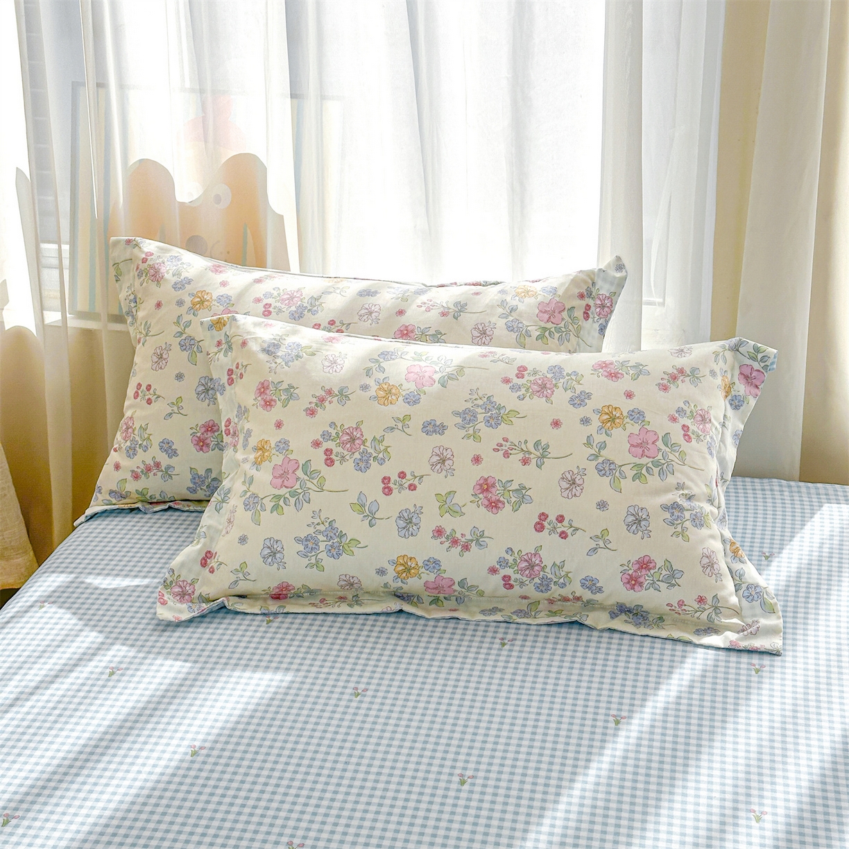 91家纺网 家纺一手货源 找家纺 （总）易博家纺 2026新款小清新款里外全棉纯棉夏被夏凉被空调被