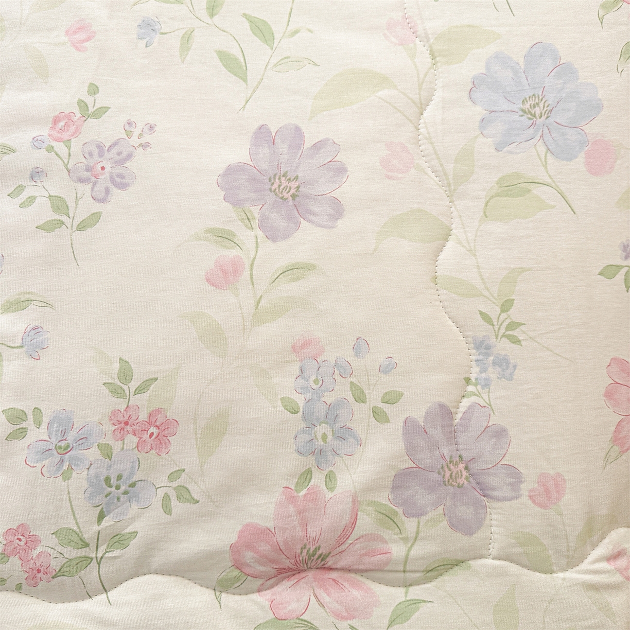 91家纺网 家纺一手货源 找家纺 易博家纺 2026新款小清新款里外全棉纯棉夏被夏凉被空调被 清风花韵