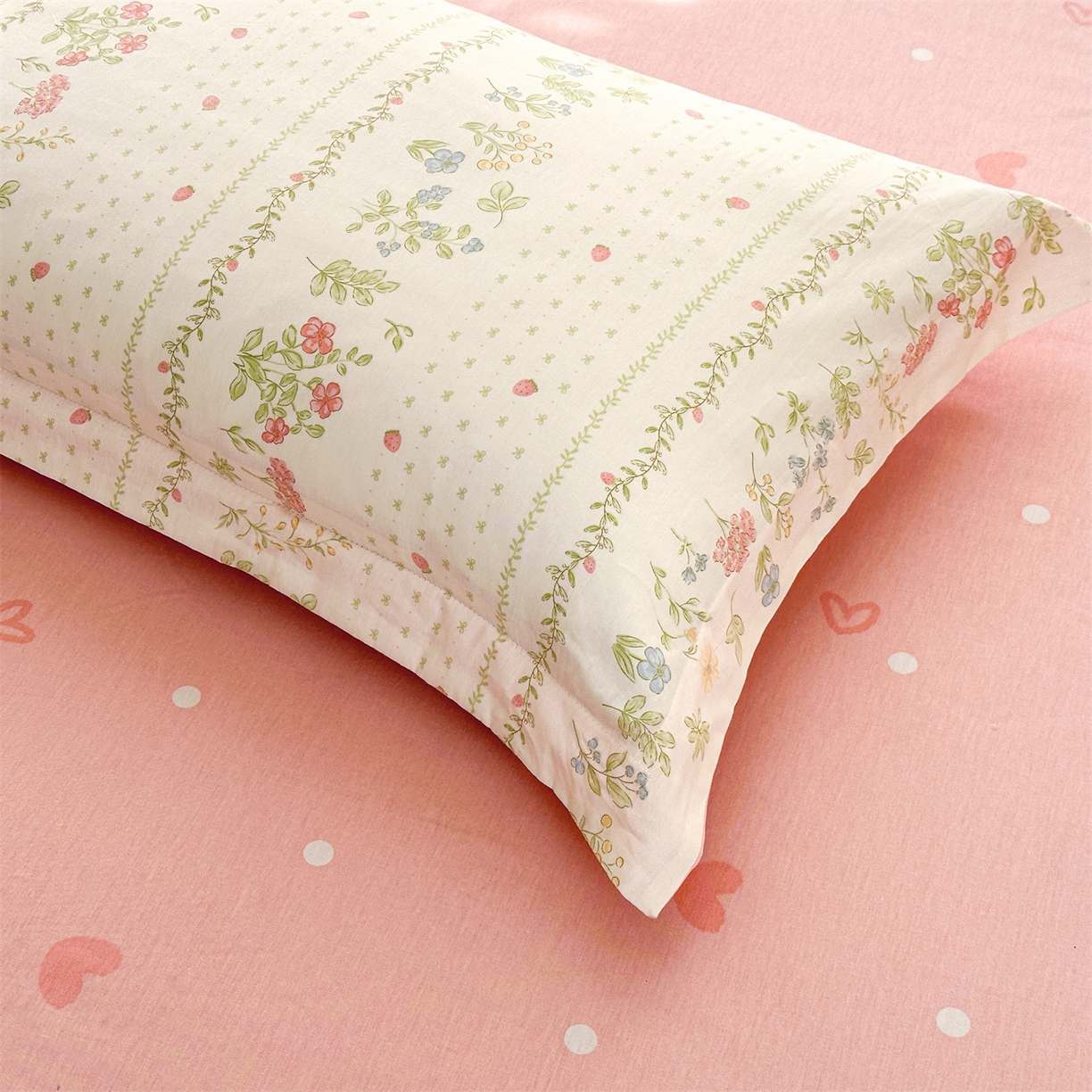 91家纺网 家纺一手货源 找家纺 易博家纺 2026新款小清新款里外全棉纯棉夏被夏凉被空调被 伊水芙蓉