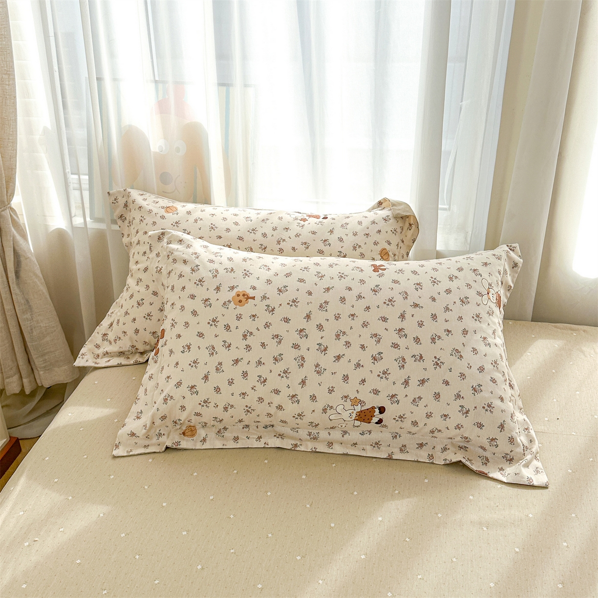 91家纺网 家纺一手货源 找家纺 易博家纺 2026新款小清新款里外全棉纯棉夏被夏凉被空调被 梦都繁花