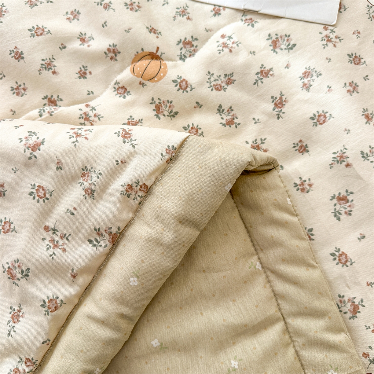 91家纺网 家纺一手货源 找家纺 易博家纺 2026新款小清新款里外全棉纯棉夏被夏凉被空调被 梦都繁花