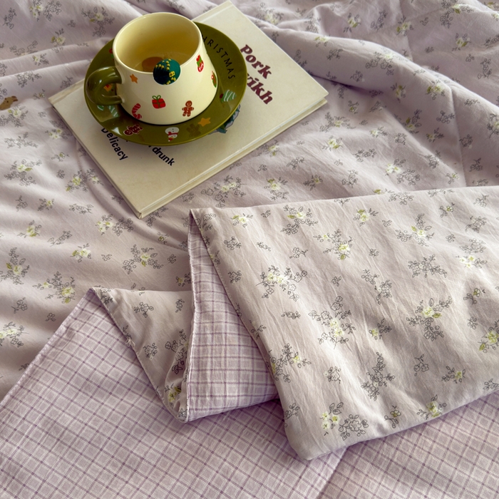 91家纺网 家纺一手货源 找家纺 云玲时尚 2026新款古法水洗棉夏被床盖四件套 初禾