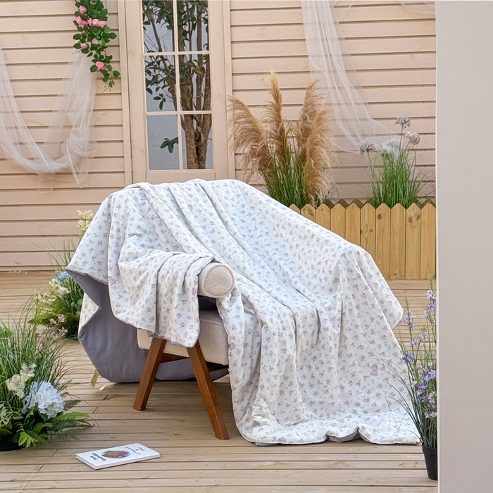 91家纺网 家纺一手货源 找家纺 云玲时尚 2026新款古法水洗棉夏被床盖四件套 童梦国