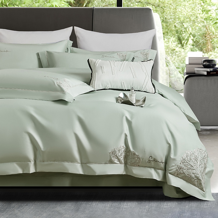 91家纺网 家纺一手货源 找家纺 （总）诗黛尔 2026春夏新款长绒棉刺绣-新洛可可（会员-20）