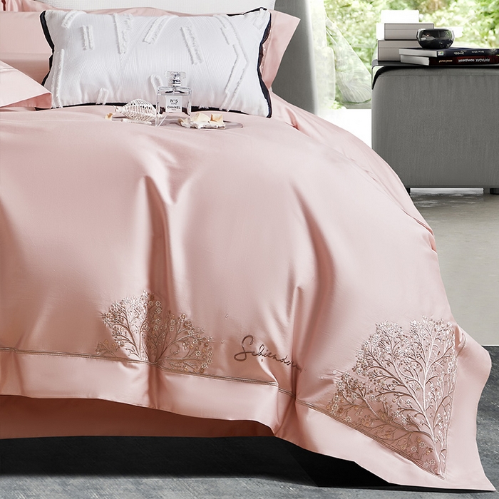 91家纺网 家纺一手货源 找家纺 （总）诗黛尔 2026春夏新款长绒棉刺绣-新洛可可（会员-20）