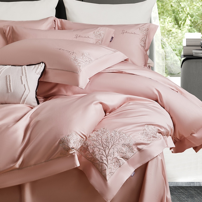 91家纺网 家纺一手货源 找家纺 （总）诗黛尔 2026春夏新款长绒棉刺绣-新洛可可（会员-20）