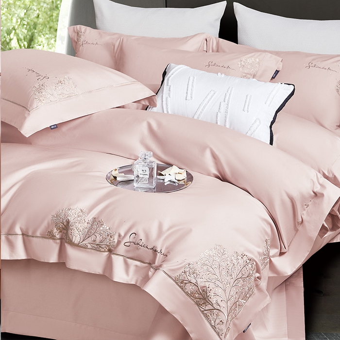 91家纺网 家纺一手货源 找家纺 （总）诗黛尔 2026春夏新款长绒棉刺绣-新洛可可（会员-20）